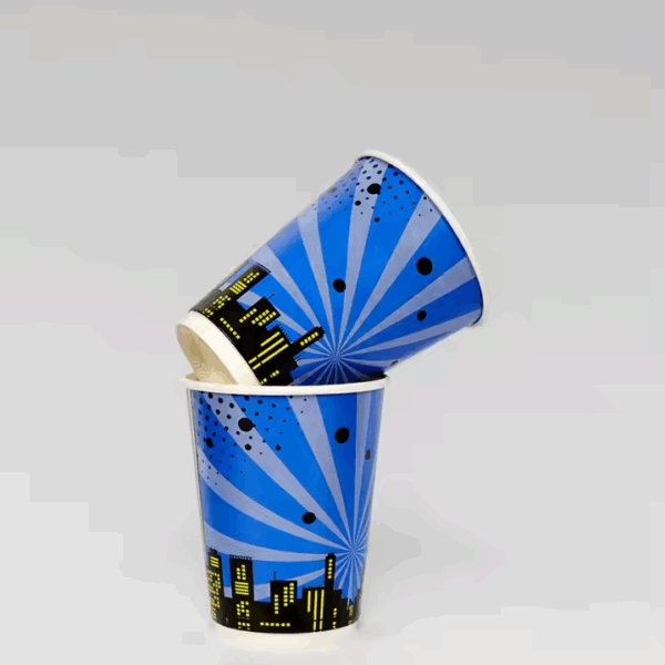 12oz 16oz 20oz 22oz Disposable Double Wall Paper Cup Custom Logo Biodegradable Coffee Paper Cup with Lids