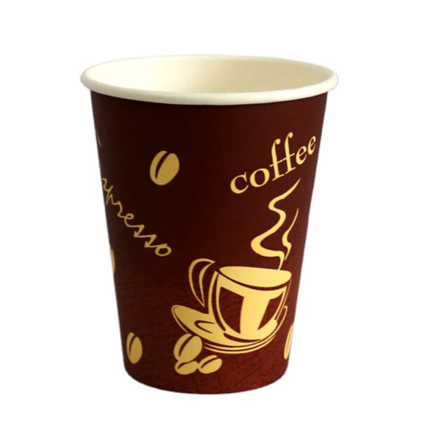 8oz 8B Biodegradable Single Wall Paper Cups Custom Logo Design