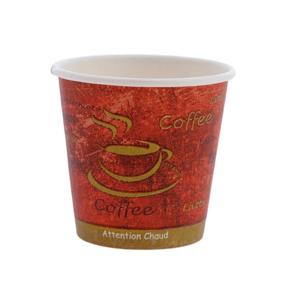 3oz Mini Hot Espresso Tea Paper Cups Food Grade Custom Printed Coffee Cup