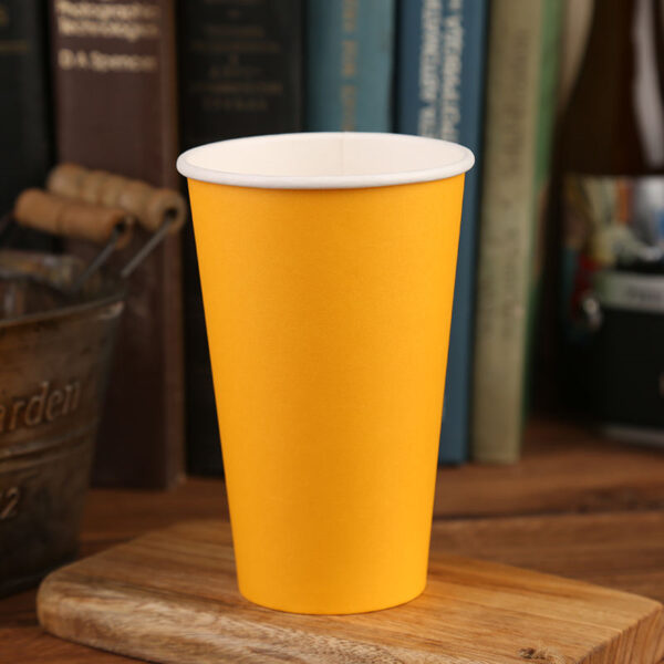 9oz 12oz 16oz 20oz 22oz 24oz Disposable Single Wall Juice Cola Paper Cups for Cold Drink