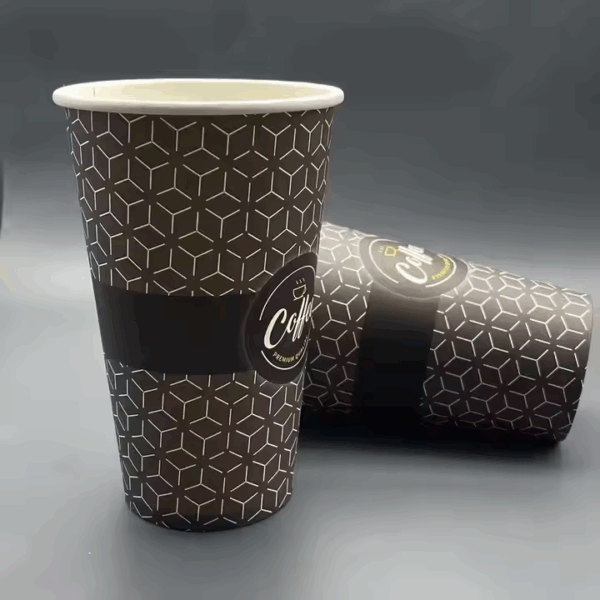 9oz Custom Printed PE PLA Coated Take Away Single Wall Paper Coffee Cups for Hot & Cold Drink