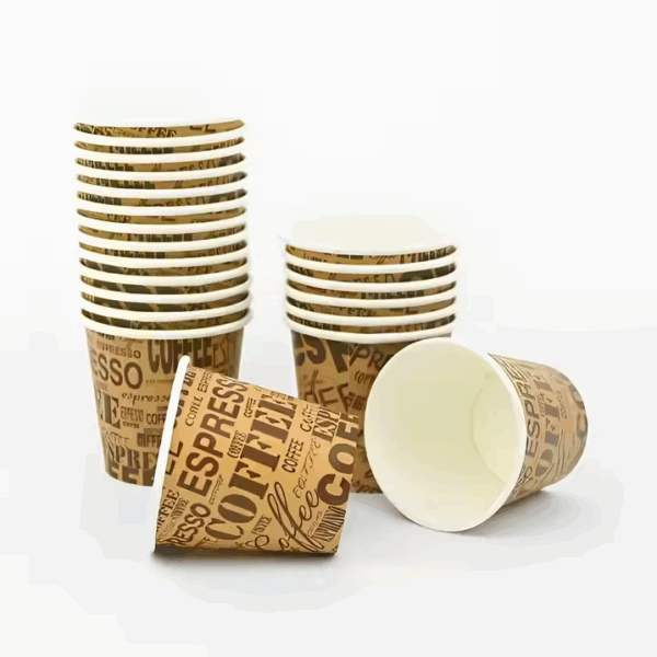 2.5oz Disposable Paper Hot Coffee Cup With Custom Printing