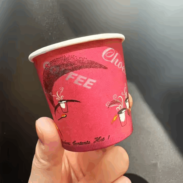 2.5oz Mini Size Hot Espresso Tea Cup 3oz 4oz Single Wall Disposable Paper Cup