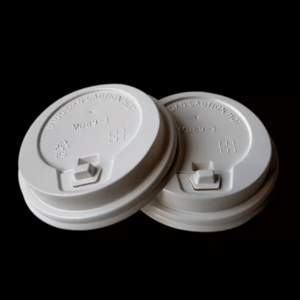 80mm PP PS PET Paper Cup Covers Plastic Lids for Disposable Hot Paper Tea Coffee Cups