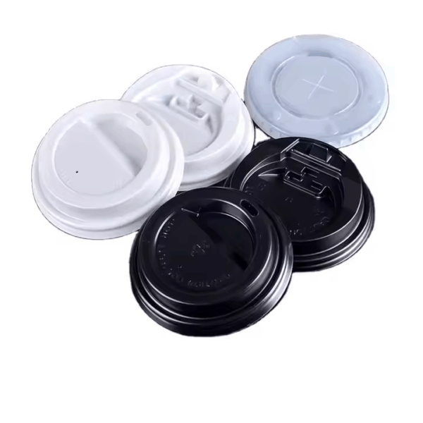 90mm PP PS PET Paper Cup Covers Disposable Plastic Lids for Hot Paper Chocolate Coffee Cup
