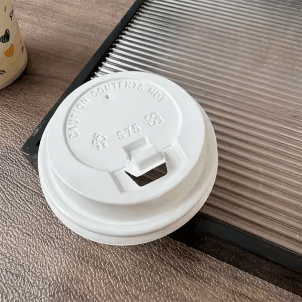 9oz PP PS Plastic Disposable Tea Coffee Paper Cups Lid 76mm Bottle Covers